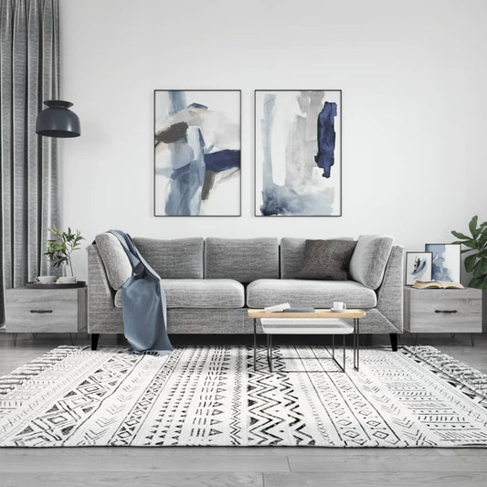 Couchtische 2 Stk. Grau Sonoma 50x50x40 cm Holzwerkstoff - Pazzar.ch