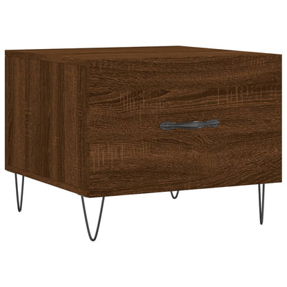 Couchtisch Braun Eichen-Optik 50x50x40 cm Holzwerkstoff - Pazzar.ch