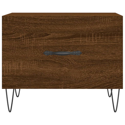 Couchtisch Braun Eichen-Optik 50x50x40 cm Holzwerkstoff - Pazzar.ch
