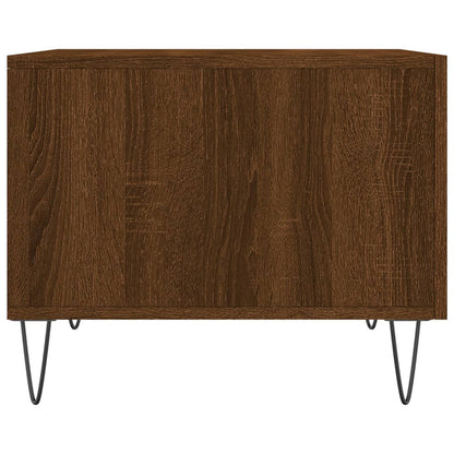 Couchtisch Braun Eichen-Optik 50x50x40 cm Holzwerkstoff - Pazzar.ch