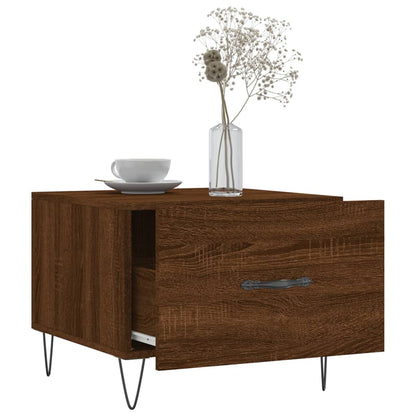 Couchtische 2 Stk. Braun Eichen-Optik 50x50x40 cm Holzwerkstoff - Pazzar.ch
