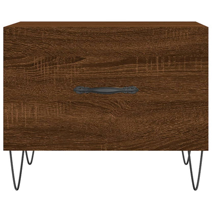 Couchtische 2 Stk. Braun Eichen-Optik 50x50x40 cm Holzwerkstoff - Pazzar.ch