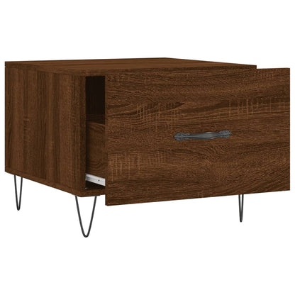 Couchtische 2 Stk. Braun Eichen-Optik 50x50x40 cm Holzwerkstoff - Pazzar.ch