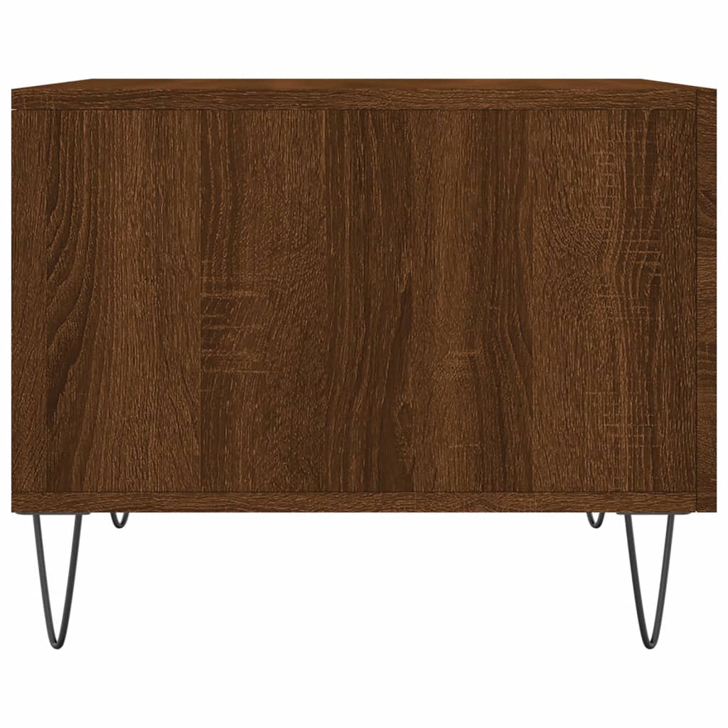 Couchtische 2 Stk. Braun Eichen-Optik 50x50x40 cm Holzwerkstoff - Pazzar.ch