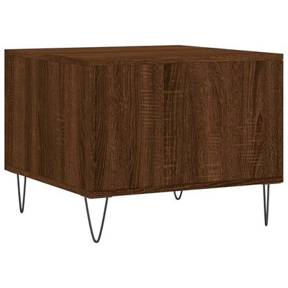 Couchtische 2 Stk. Braun Eichen-Optik 50x50x40 cm Holzwerkstoff - Pazzar.ch
