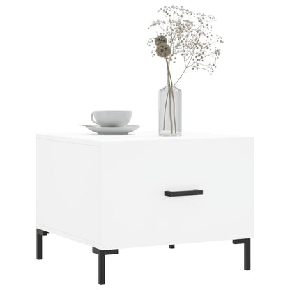 Couchtische 2 Stk. Weiß 50x50x40 cm Holzwerkstoff - Pazzar.ch