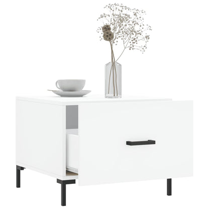Couchtische 2 Stk. Weiß 50x50x40 cm Holzwerkstoff - Pazzar.ch