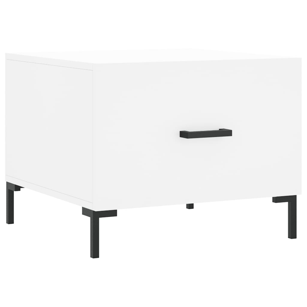 Couchtische 2 Stk. Weiß 50x50x40 cm Holzwerkstoff - Pazzar.ch