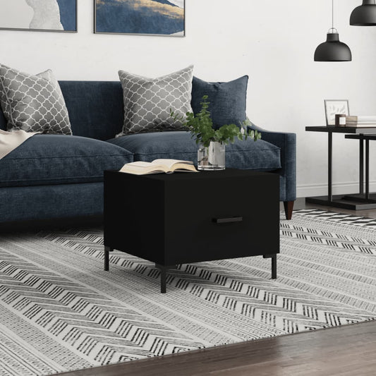 Couchtisch Schwarz 50x50x40 cm Holzwerkstoff - Pazzar.ch