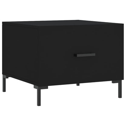 Couchtische 2 Stk. Schwarz 50x50x40 cm Holzwerkstoff - Pazzar.ch