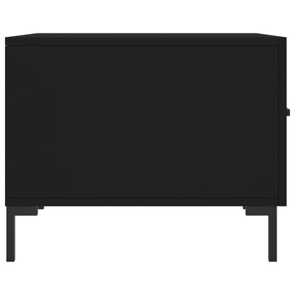 Couchtische 2 Stk. Schwarz 50x50x40 cm Holzwerkstoff - Pazzar.ch