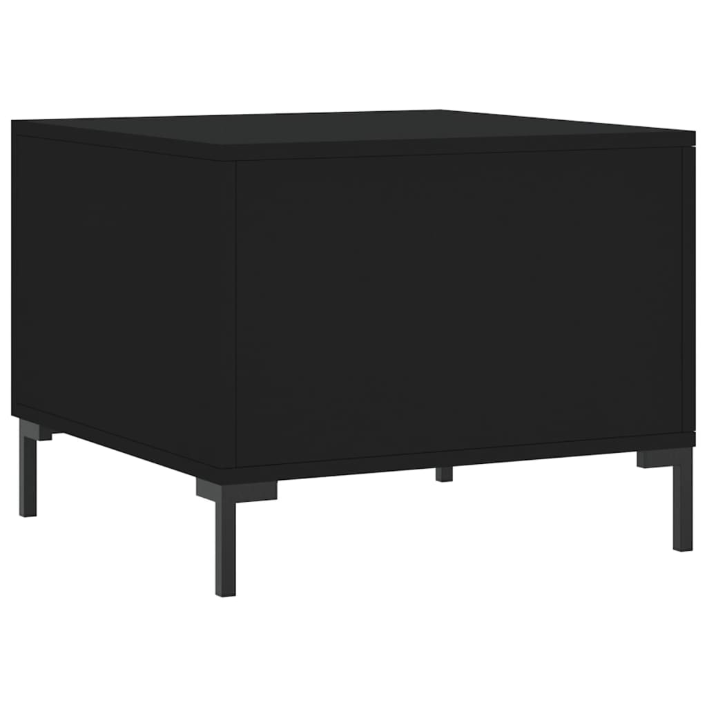 Couchtische 2 Stk. Schwarz 50x50x40 cm Holzwerkstoff - Pazzar.ch