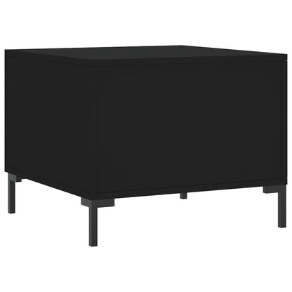 Couchtische 2 Stk. Schwarz 50x50x40 cm Holzwerkstoff - Pazzar.ch