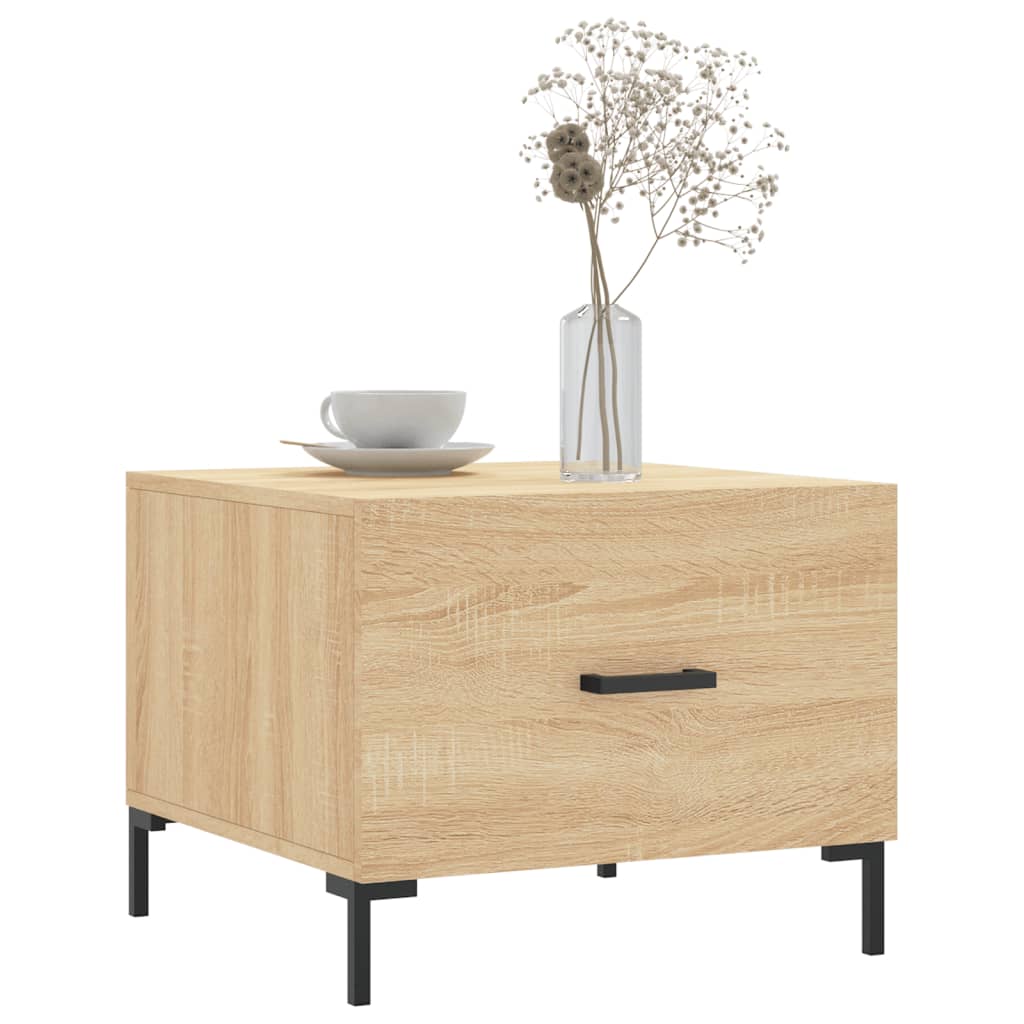 Couchtische 2 Stk. Sonoma-Eiche 50x50x40 cm Holzwerkstoff - Pazzar.ch