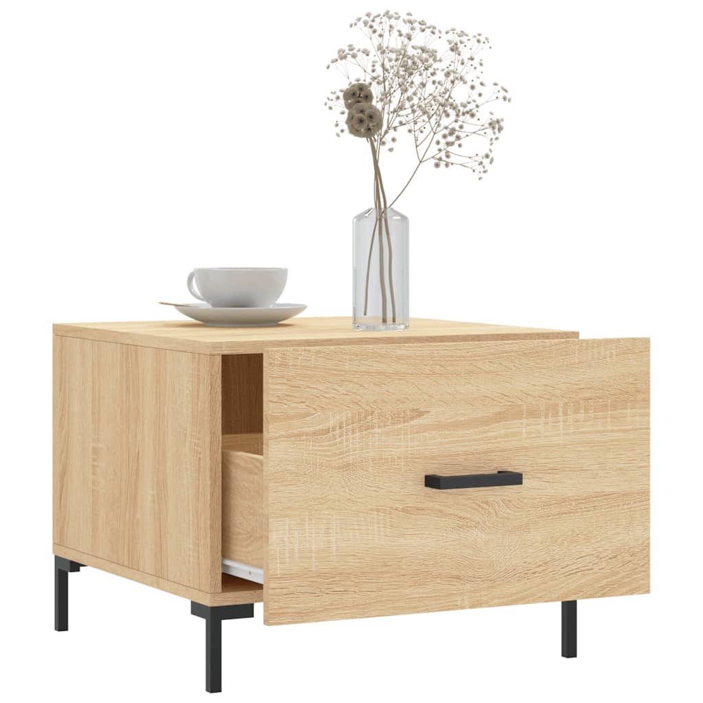 Couchtische 2 Stk. Sonoma-Eiche 50x50x40 cm Holzwerkstoff - Pazzar.ch
