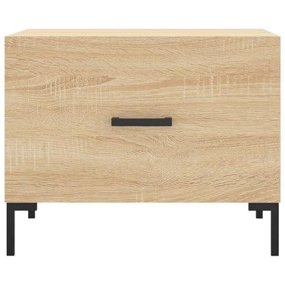 Couchtische 2 Stk. Sonoma-Eiche 50x50x40 cm Holzwerkstoff - Pazzar.ch