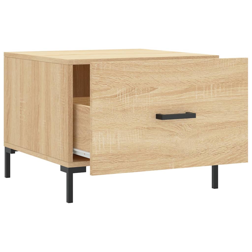 Couchtische 2 Stk. Sonoma-Eiche 50x50x40 cm Holzwerkstoff - Pazzar.ch