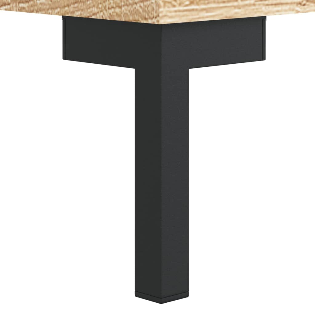 Couchtische 2 Stk. Sonoma-Eiche 50x50x40 cm Holzwerkstoff - Pazzar.ch