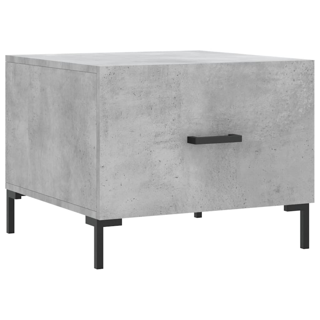 Couchtisch Betongrau 50x50x40 cm Holzwerkstoff - Pazzar.ch