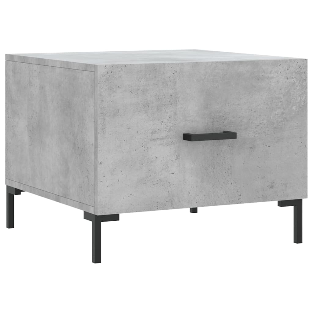 Couchtische 2 Stk. Betongrau 50x50x40 cm Holzwerkstoff - Pazzar.ch