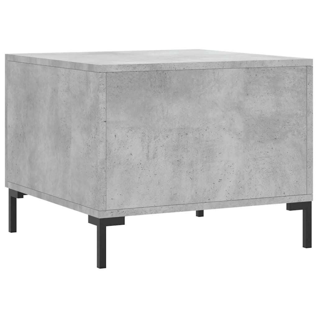 Couchtische 2 Stk. Betongrau 50x50x40 cm Holzwerkstoff - Pazzar.ch