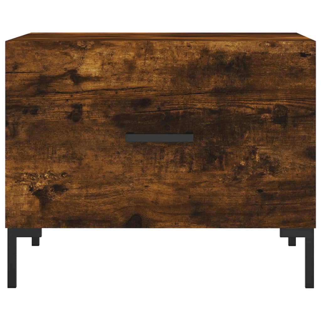 Couchtisch Räuchereiche 50x50x40 cm Holzwerkstoff - Pazzar.ch