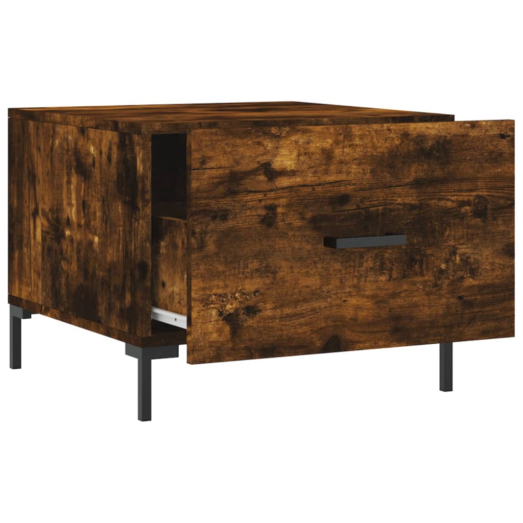 Couchtisch Räuchereiche 50x50x40 cm Holzwerkstoff - Pazzar.ch