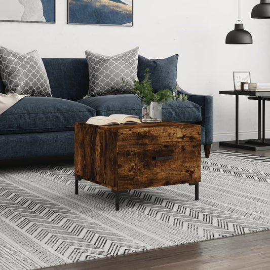 Couchtisch Räuchereiche 50x50x40 cm Holzwerkstoff - Pazzar.ch