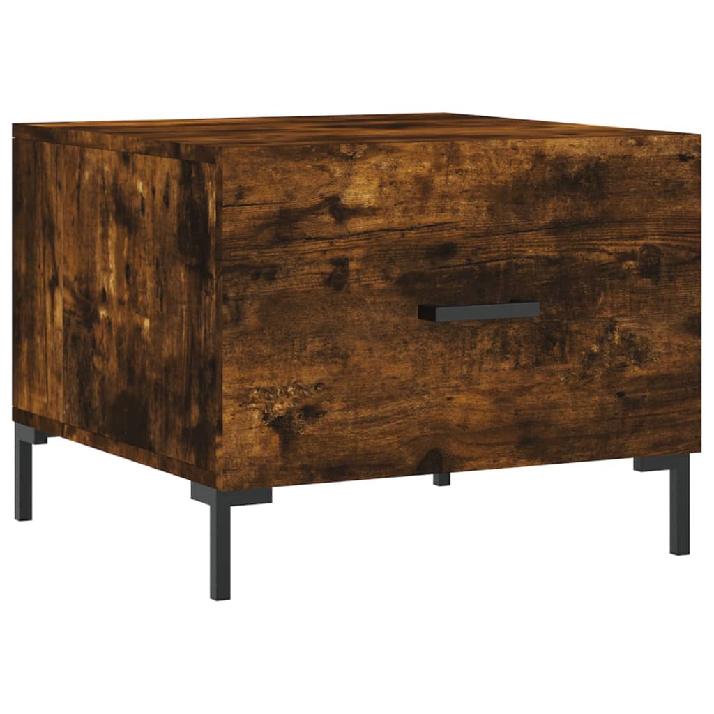 Couchtische 2 Stk. Räuchereiche 50x50x40 cm Holzwerkstoff - Pazzar.ch