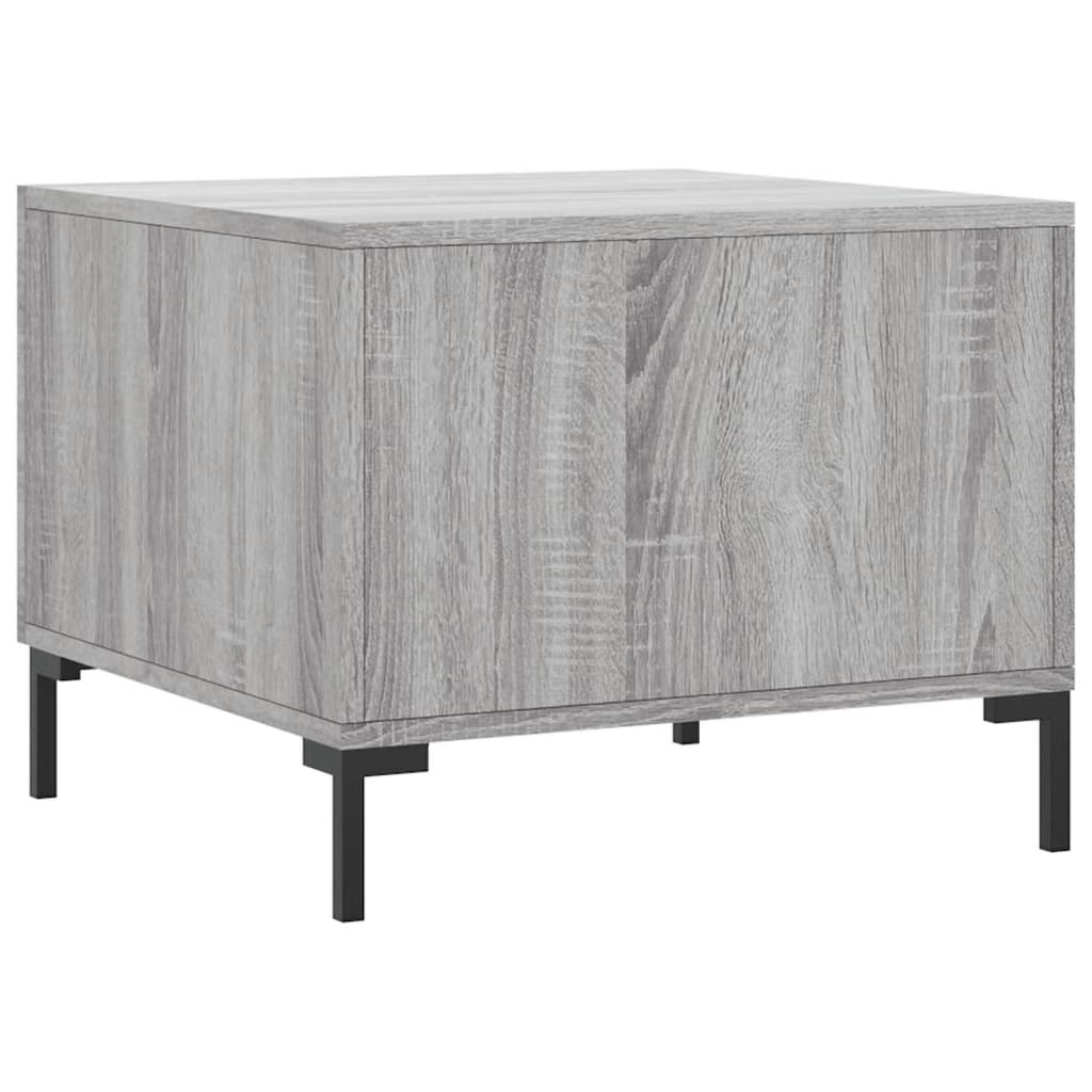 Couchtisch Grau Sonoma 50x50x40 cm Holzwerkstoff - Pazzar.ch