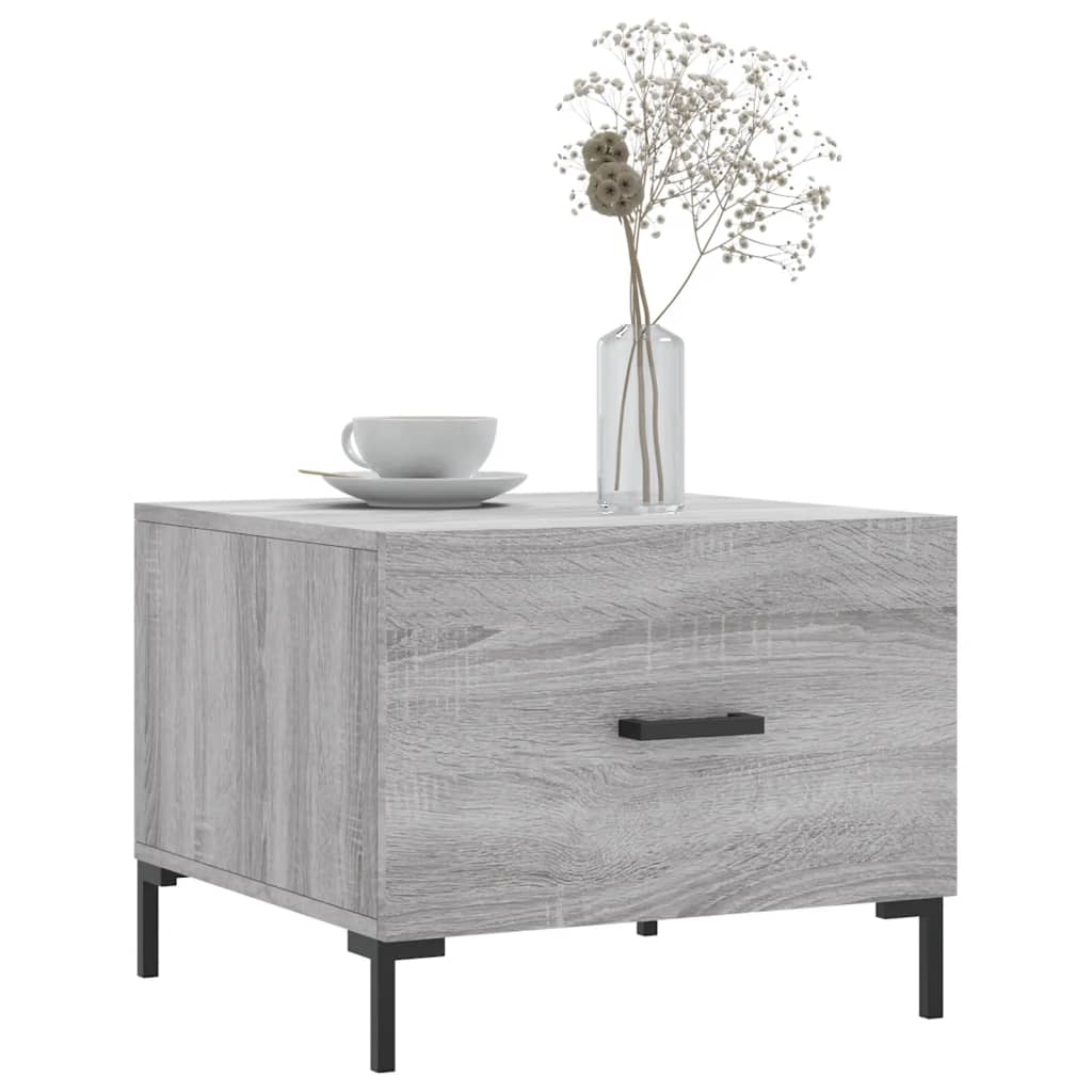 Couchtische 2 Stk. Grau Sonoma 50x50x40 cm Holzwerkstoff - Pazzar.ch