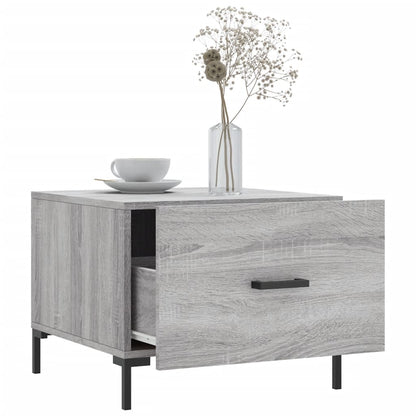 Couchtische 2 Stk. Grau Sonoma 50x50x40 cm Holzwerkstoff - Pazzar.ch