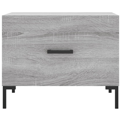 Couchtische 2 Stk. Grau Sonoma 50x50x40 cm Holzwerkstoff - Pazzar.ch