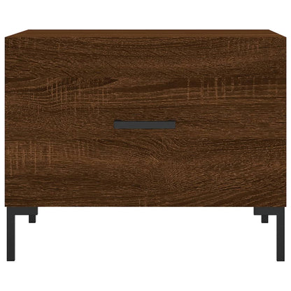 Couchtisch Braun Eichen-Optik 50x50x40 cm Holzwerkstoff - Pazzar.ch