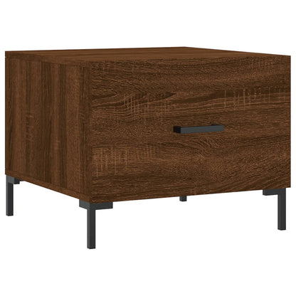 Couchtische 2 Stk. Braun Eichen-Optik 50x50x40 cm Holzwerkstoff - Pazzar.ch