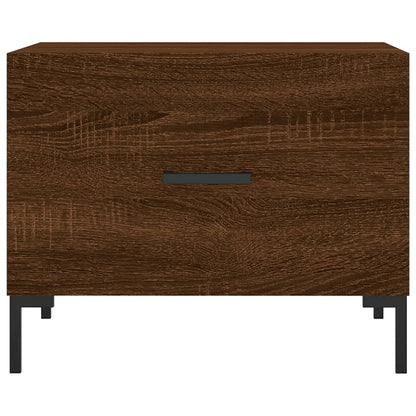 Couchtische 2 Stk. Braun Eichen-Optik 50x50x40 cm Holzwerkstoff - Pazzar.ch