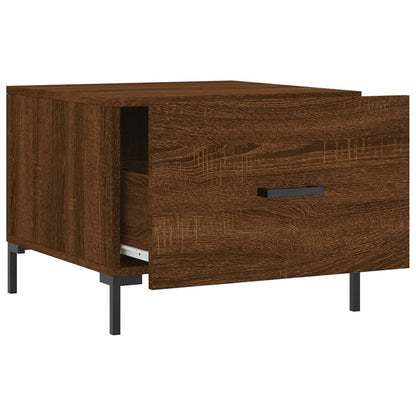 Couchtische 2 Stk. Braun Eichen-Optik 50x50x40 cm Holzwerkstoff - Pazzar.ch