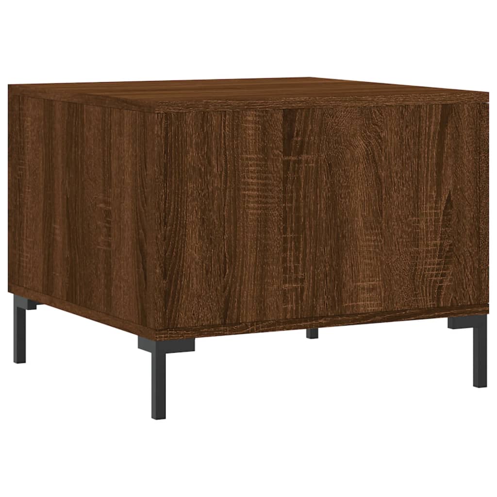 Couchtische 2 Stk. Braun Eichen-Optik 50x50x40 cm Holzwerkstoff - Pazzar.ch