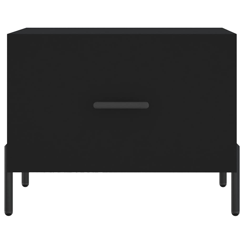 Couchtisch Schwarz 50x50x40 cm Holzwerkstoff - Pazzar.ch