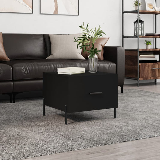Couchtisch Schwarz 50x50x40 cm Holzwerkstoff - Pazzar.ch