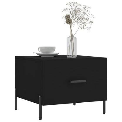 Couchtische 2 Stk. Schwarz 50x50x40 cm Holzwerkstoff - Pazzar.ch