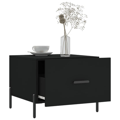 Couchtische 2 Stk. Schwarz 50x50x40 cm Holzwerkstoff - Pazzar.ch