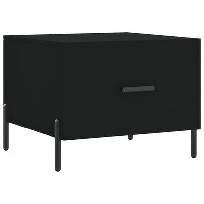 Couchtische 2 Stk. Schwarz 50x50x40 cm Holzwerkstoff - Pazzar.ch