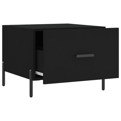 Couchtische 2 Stk. Schwarz 50x50x40 cm Holzwerkstoff - Pazzar.ch