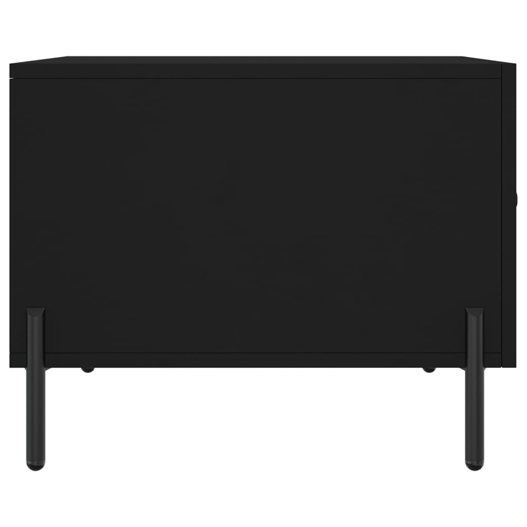 Couchtische 2 Stk. Schwarz 50x50x40 cm Holzwerkstoff - Pazzar.ch