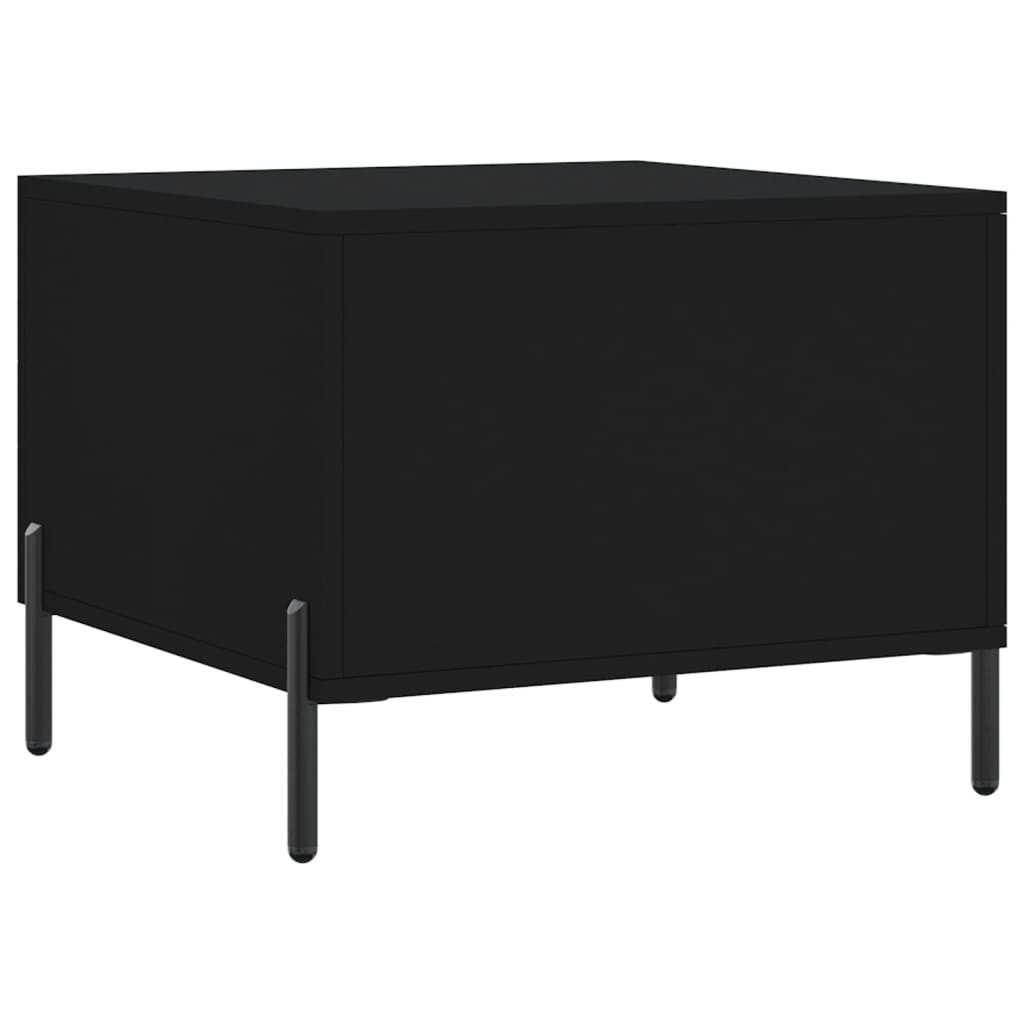 Couchtische 2 Stk. Schwarz 50x50x40 cm Holzwerkstoff - Pazzar.ch