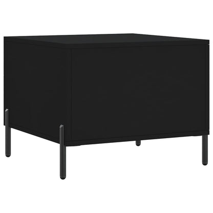 Couchtische 2 Stk. Schwarz 50x50x40 cm Holzwerkstoff - Pazzar.ch
