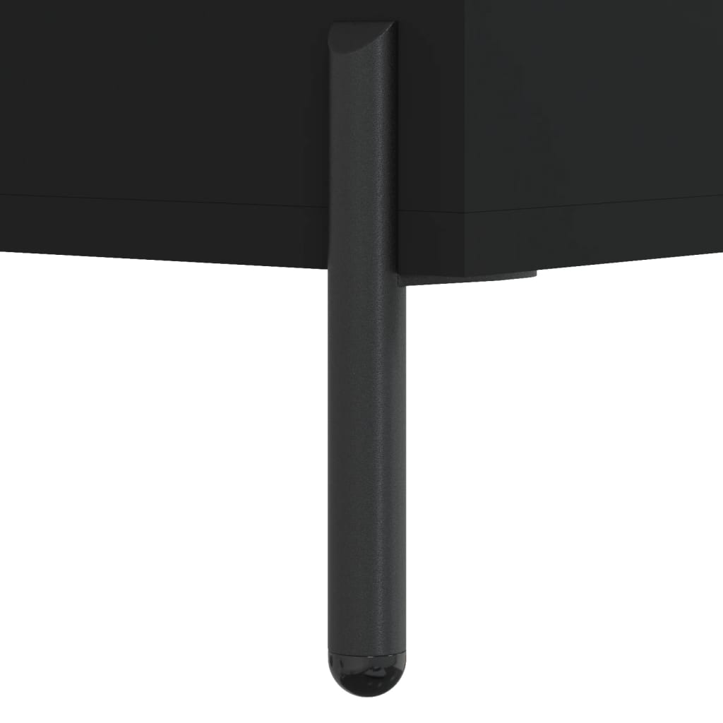 Couchtische 2 Stk. Schwarz 50x50x40 cm Holzwerkstoff - Pazzar.ch