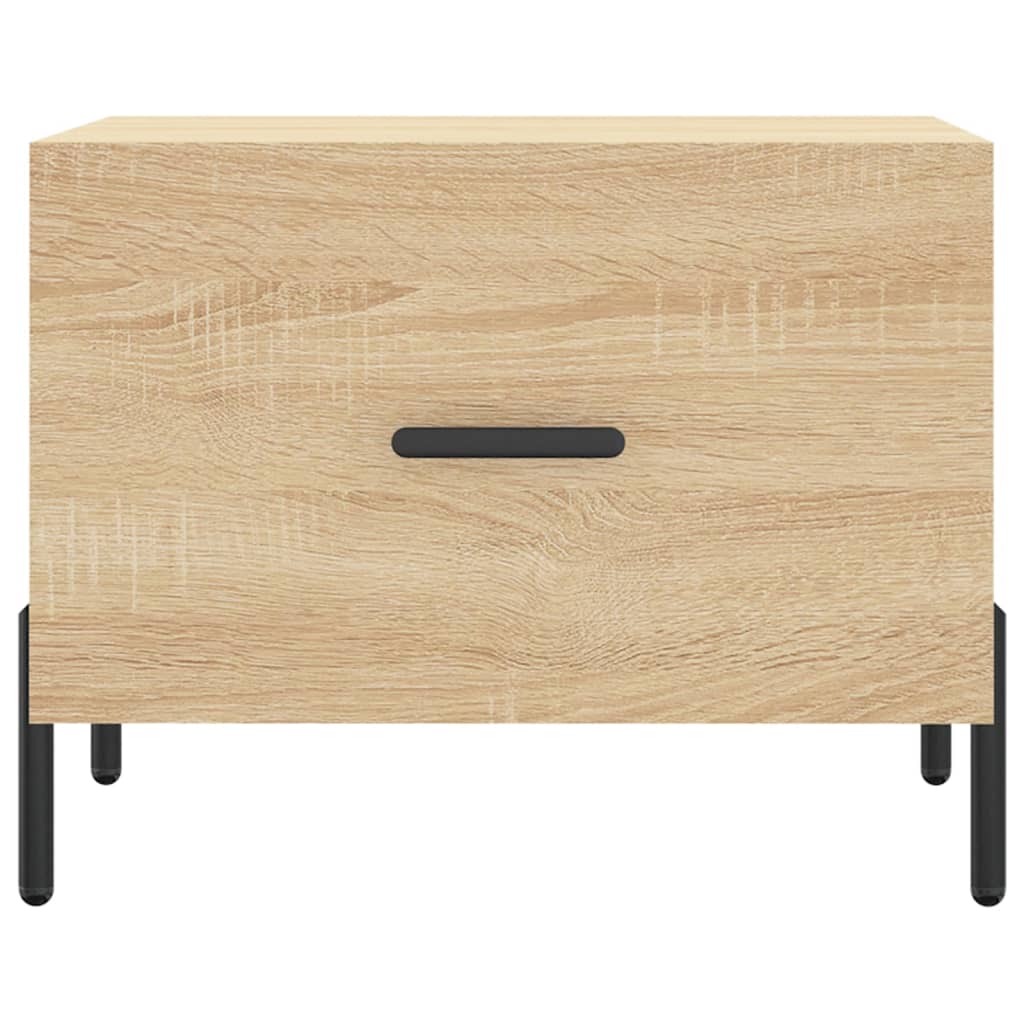 Couchtisch Sonoma-Eiche 50x50x40 cm Holzwerkstoff - Pazzar.ch