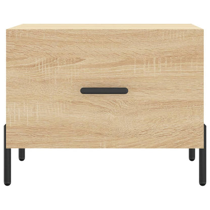 Couchtisch Sonoma-Eiche 50x50x40 cm Holzwerkstoff - Pazzar.ch